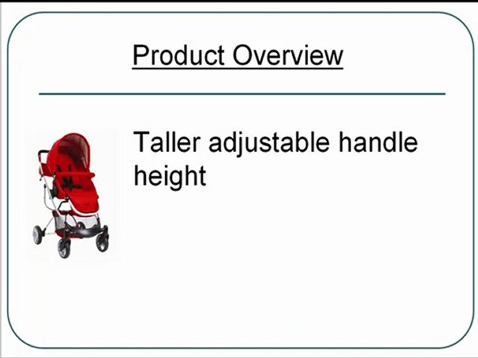 The First Years Indigo Stroller, Retro Red