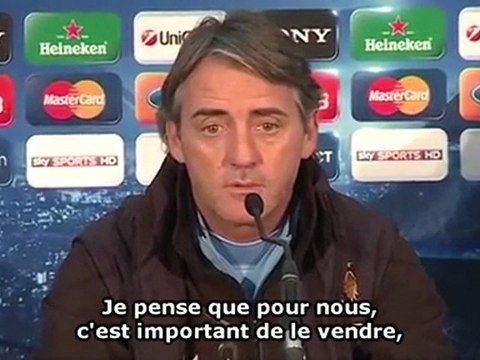 Mancini : Important de vendre Tévez