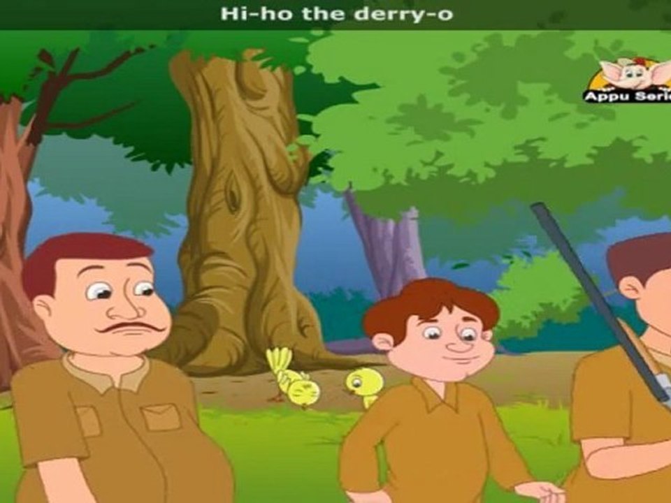 A hunting we will go with Lyrics - Nursery Rhyme‬