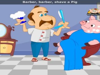 Barber Barber with Lyrics - Nursery Rhyme‬