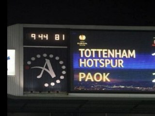 Tottenham Hotspurs-PAOK 1-2 Invasion To London