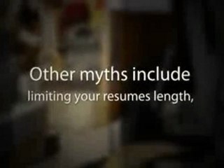 Executive Resume Writing Myths