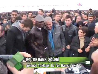 KTÜ'DE HAMSİ ŞÖLENİ 02.12.2011