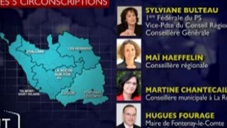 Les candidats PS en Vendée pour les législatives de 2012 - TV Vendée