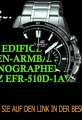 Casio Edifice Herren-Armbanduhr Chronographen Analog Quarz EFR-510D-1AVEF