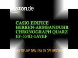Casio Edifice Herren-Armbanduhr Chronograph Quarz EF-554D-1AVEF