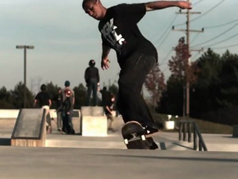 720 double kickflip 1000 fps slow motion