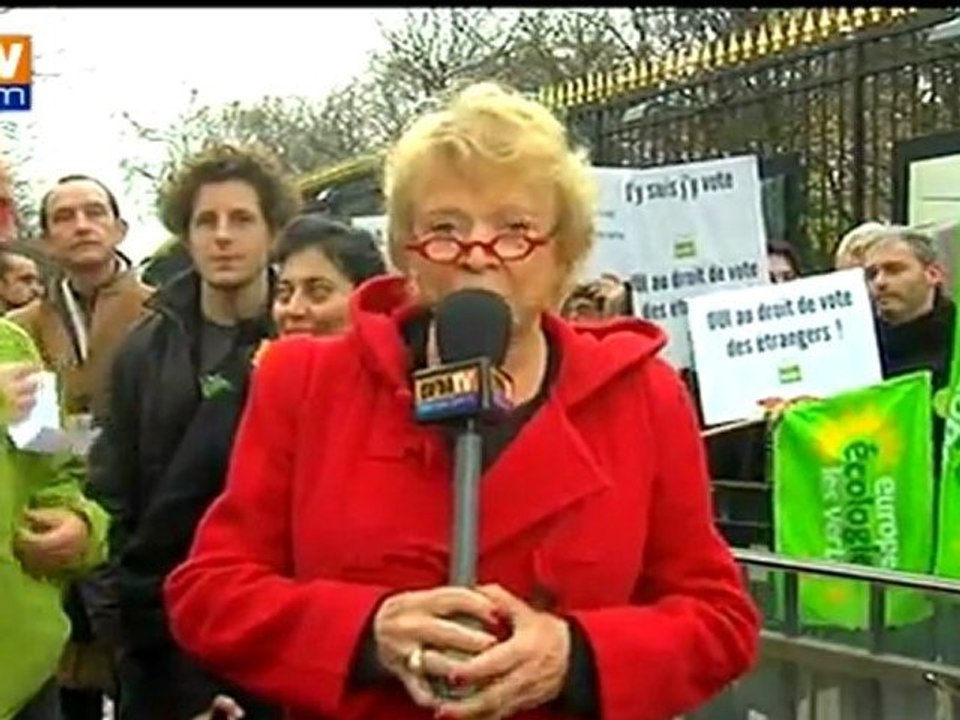 Eva Joly défend le droit de vote des étrangers aux élections locales
