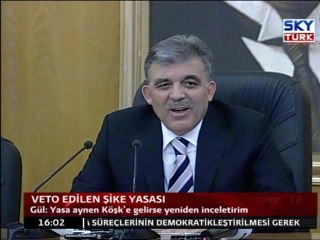 Gül'den Şike Yasası Hakkında Açıklama