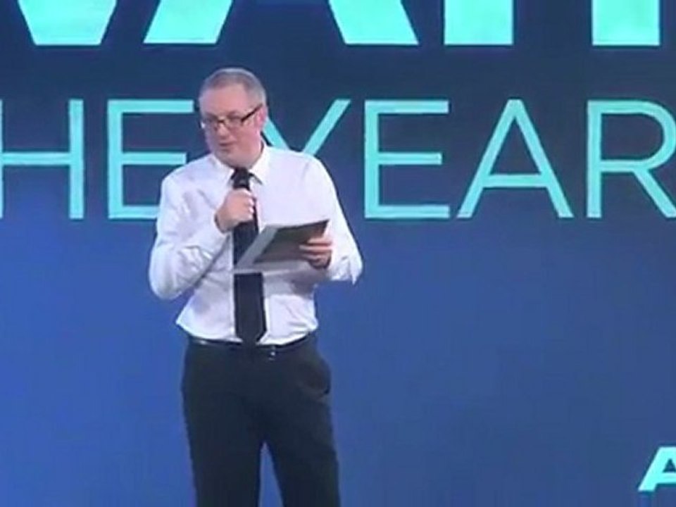 GamesMaster Golden Joystick Awards 2011 - Innovation Award Presentation