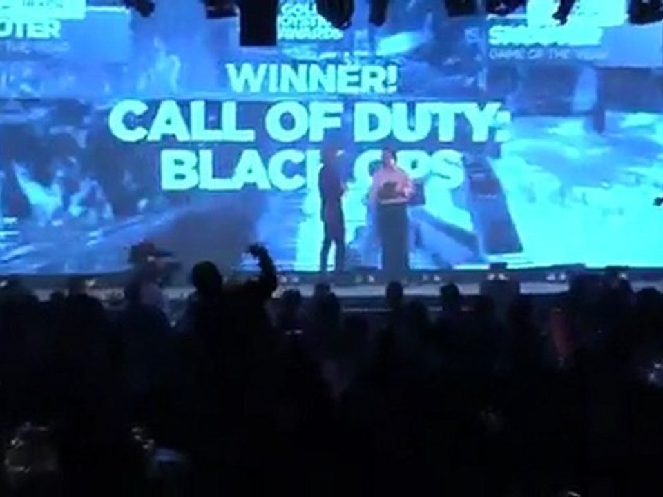 GamesMaster Golden Joystick Awards 2011 - Best Shooter Award Presentation
