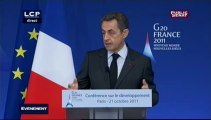 EVENEMENT,Discours de Nicolas Sarkozy au G20
