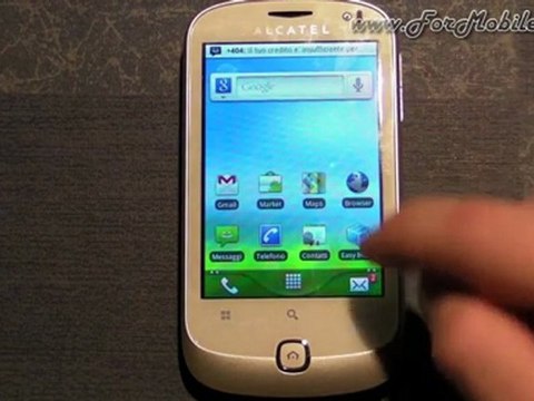 Alcatel 990 Chrome - Demo compatibilità microSDHC