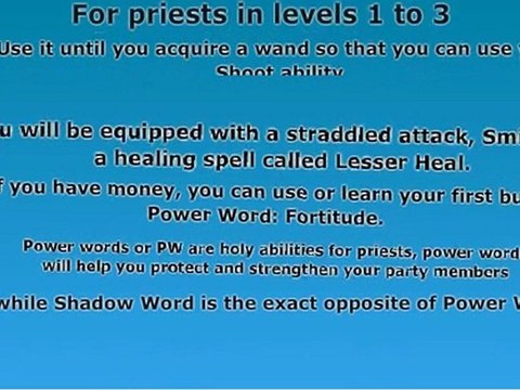 How To Play a Priest in WoW - Leveling a Priest