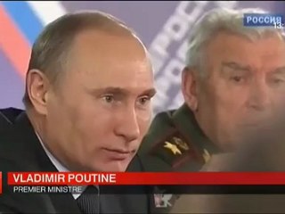 Poutine accuse les USA d'impulser la contestation Russe
