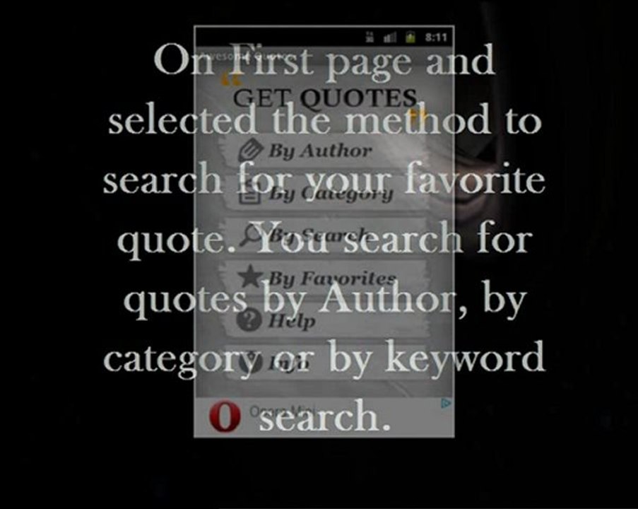 How to use awesome Android application Awesome Quotes