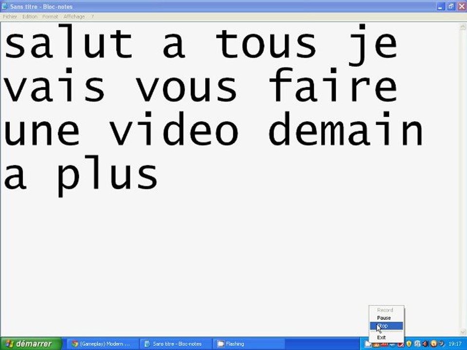 ma deuxième video