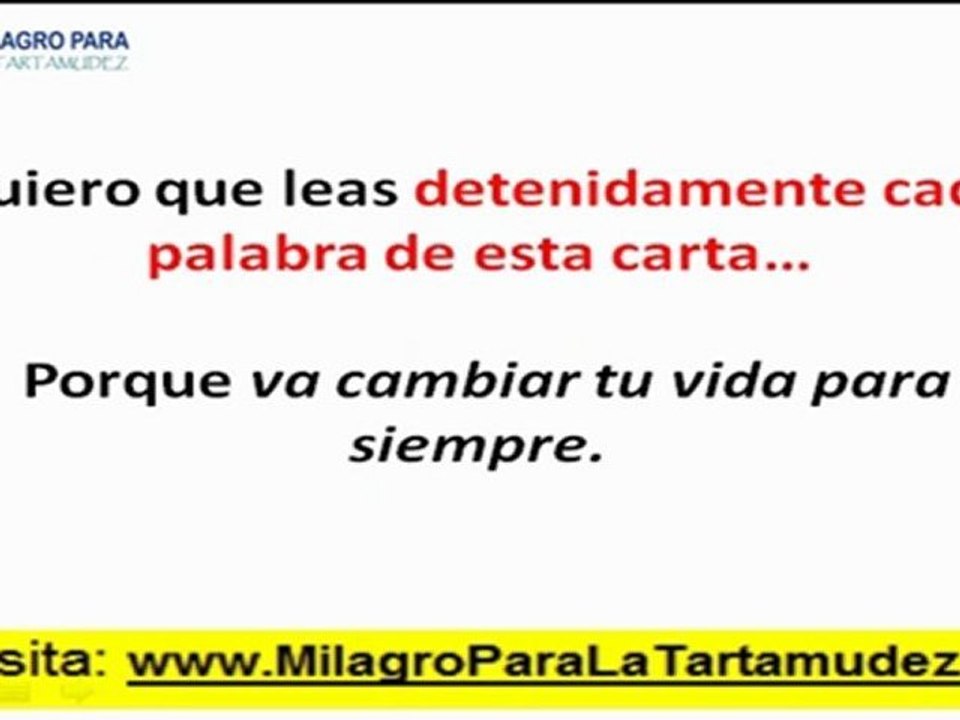 ¿Se Puede Eliminar la Tartamudez?