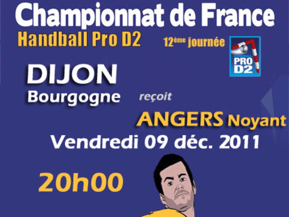 Dijon Bourgogne - Angers Noyant Handball Prod2