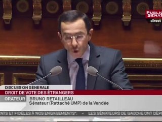 Bruno Retailleau et le droit de vote des étrangers (3)