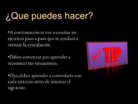 ejercicios para combatir la eyaculación precoz
