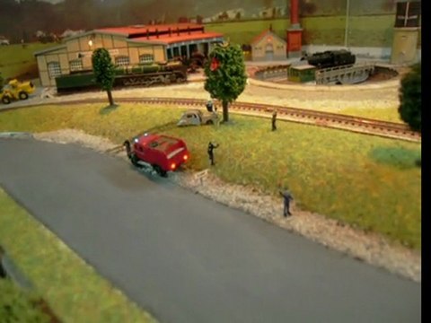 ROULAINE16 Les pompiers avec leurs gyrophares