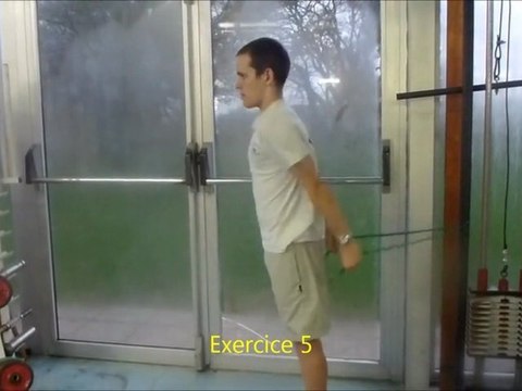 Protocole echauffement avec elastiques natation