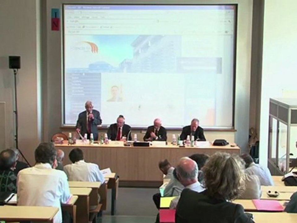 "Accueil et présentation du colloque" - Version Allemande