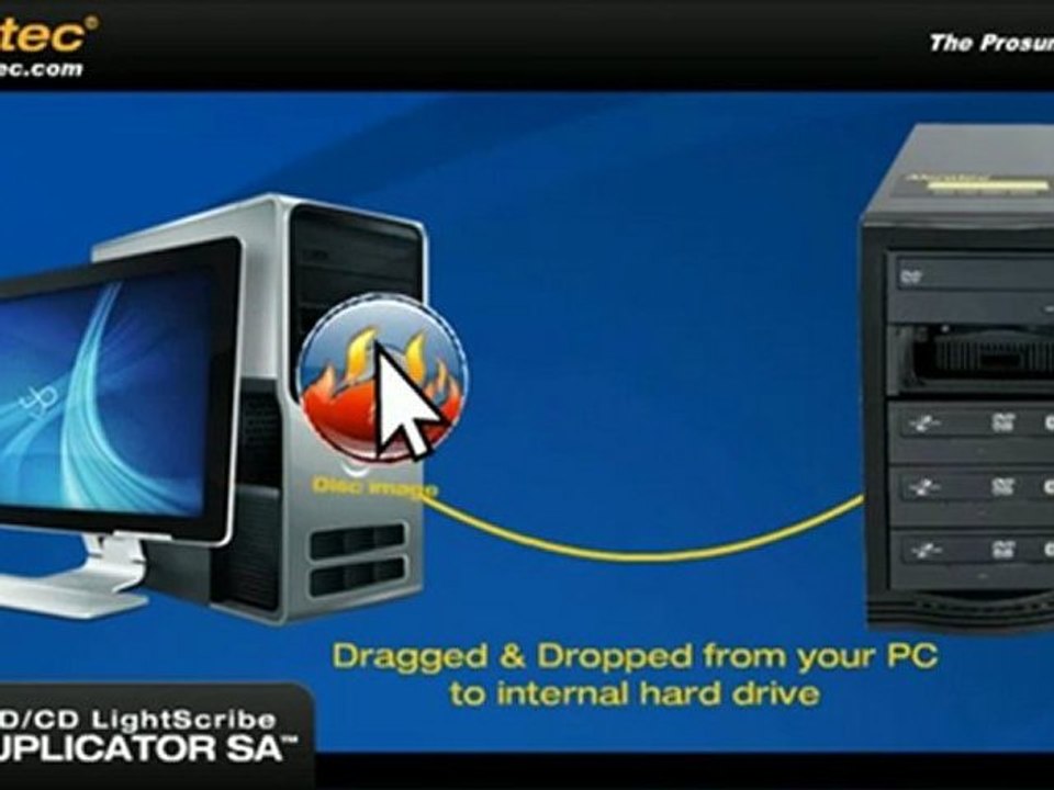 Aleratec LightScribe 1-3 DVD CD Duplicator SA 260174