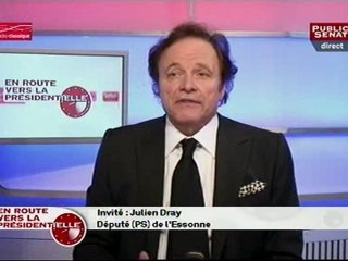 Julien Dray : invité de l'émission "En route vers la présidentielle"