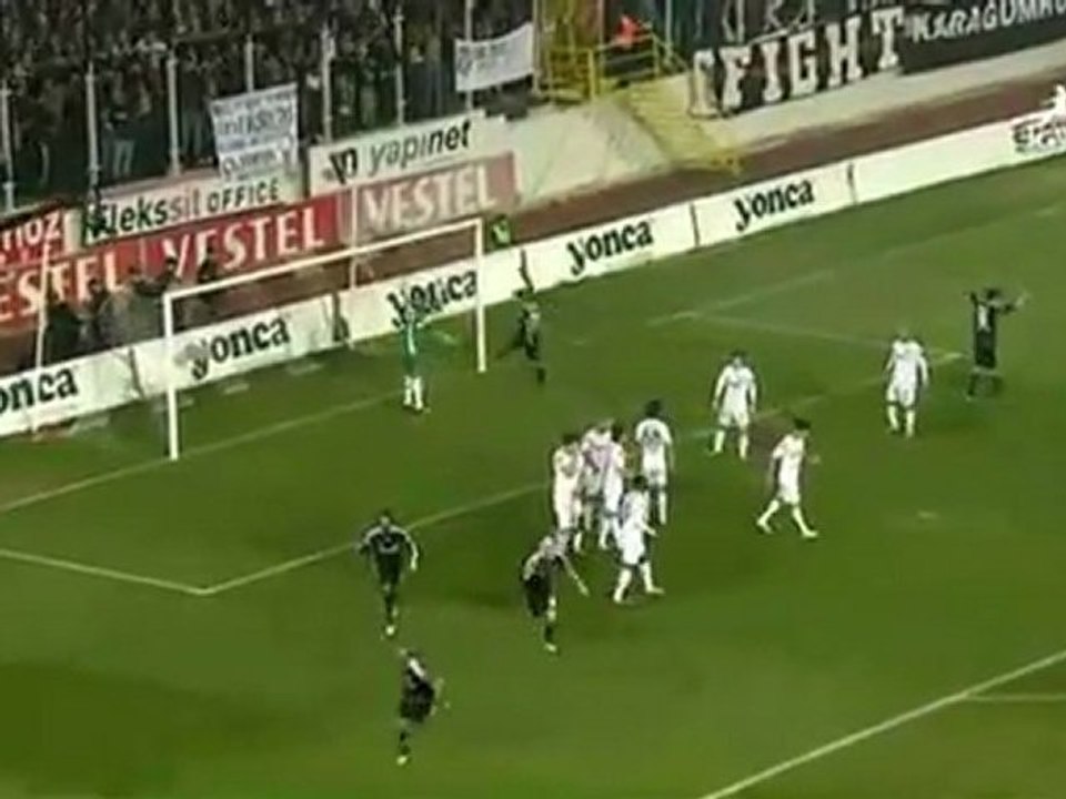 Ricardo Quaresma Freekick Goal vs Manisaspor 8/12/2011
