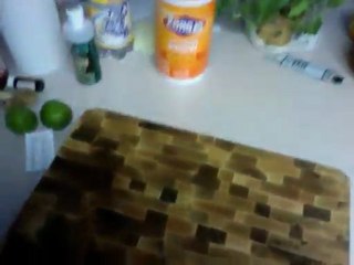 Catskill Craftsmen 17-Inch End Grain Chopping Block with Feet