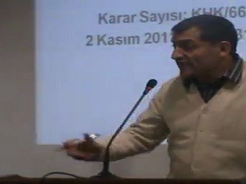 11- (02.12.2011) - Demokratik Değişim Gurubunun Düzenlemiş Olduğu; 660 Sayılı Kanun Hükmünde Kararname ve Bağımsız Denetim Konulu Panel