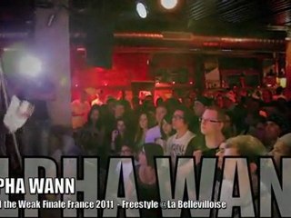 ALPHA WANN, Freestyle @ Finale EOW France 2011