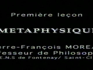 01 - Descartes et la Métaphysique