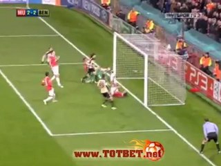 Манчестер Юнайтед - Бенфика (2-2) 22.11.2011