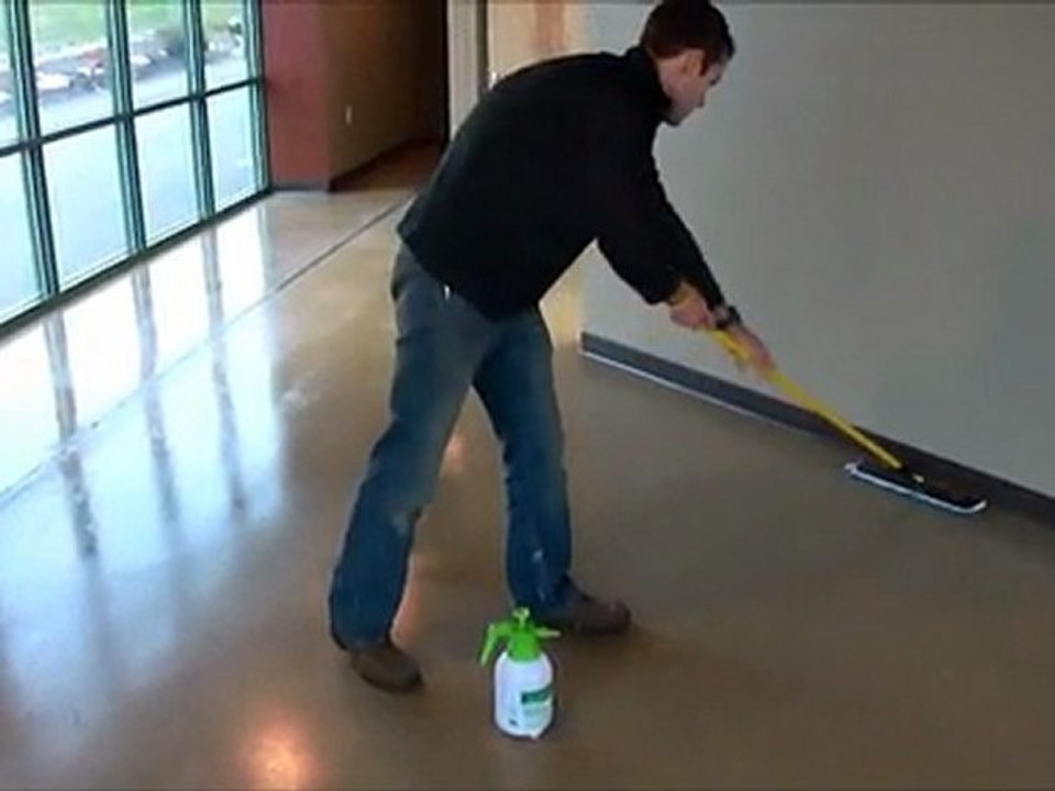Concrete Floor Maintenance - Stained Concrete - Dancer