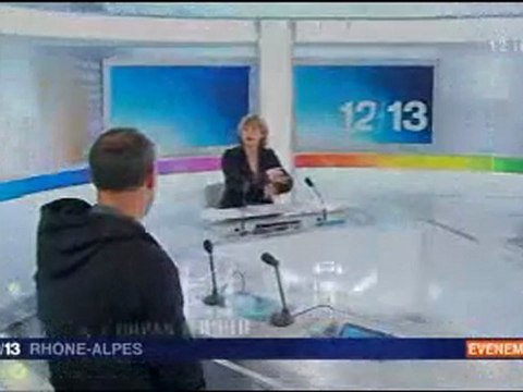 Gilles Flouret invité du 12/13 Rhône-Alpes