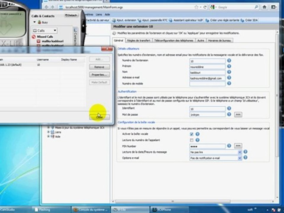 configuration 3CXphone