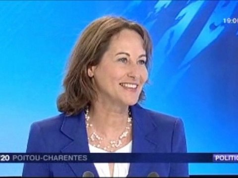 Ségolène Royal invitée du 19/20 Poitou-Charentes