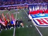 Christina Aguilera forgets lyrics words to National Anthem at Super Bowl XLV