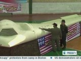 Iran airs footage of US drone, protests 'violation'