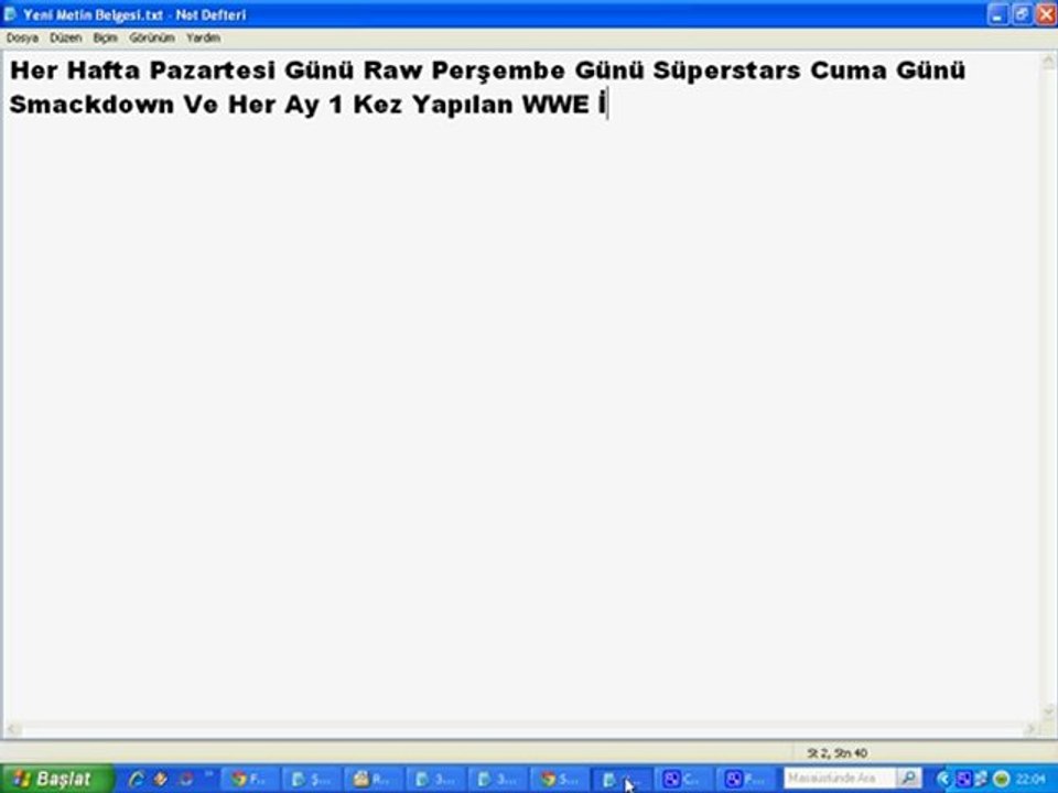 Smackdown Vs Raw 2011 WWE Universe Oğuz Ak Tanıtım Videosu