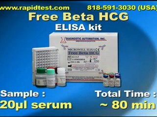 Free Beta HCG ELISA kit