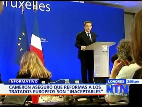 División entre los líderes de la Unión Europea: el Reino Unido se alegra de no pertenecer a la eurozona