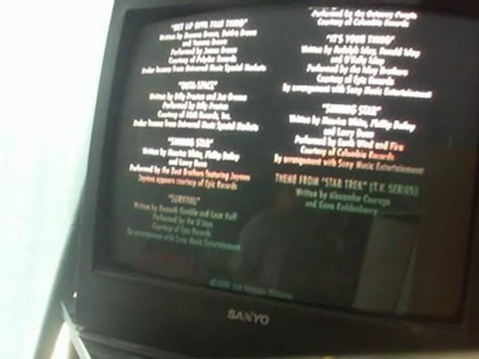 Closing To My 1999 VHS of Muppits from Space