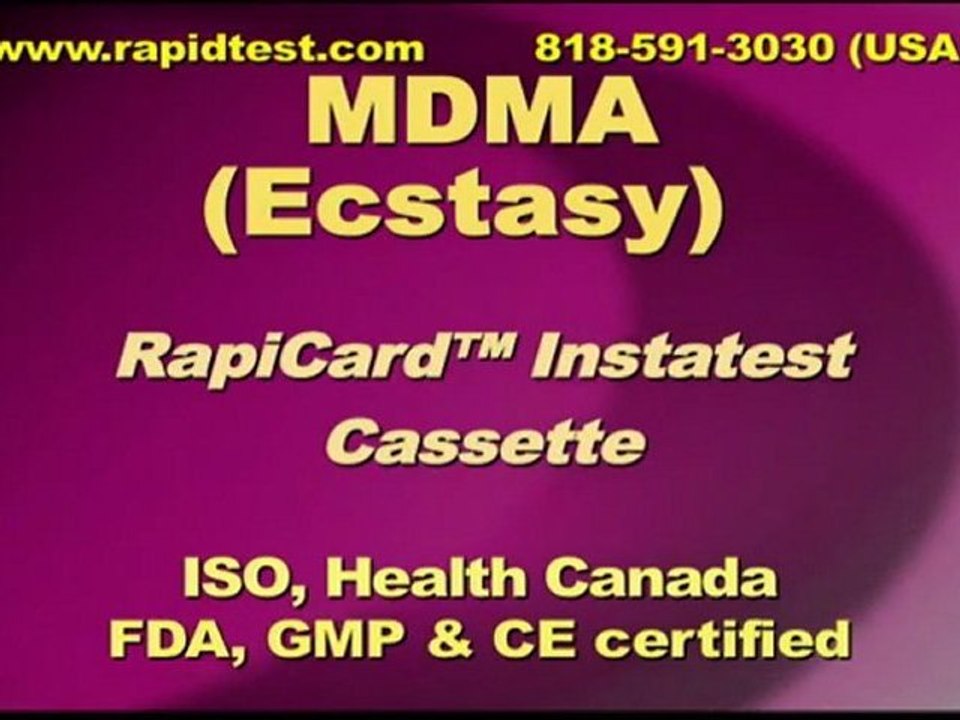 MDMA Drug test - Ecstasy Drug test