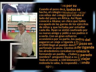 RYAN HRELJAC, EL NIÑO QUE LE QUITÓ LA SED A MEDIO MILLON DE AFRICANOS