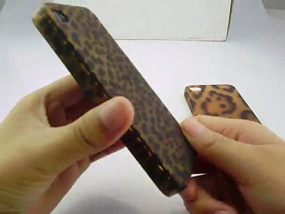 African Cheetah Fur Designed  iPhone 4S Clear Thin Case