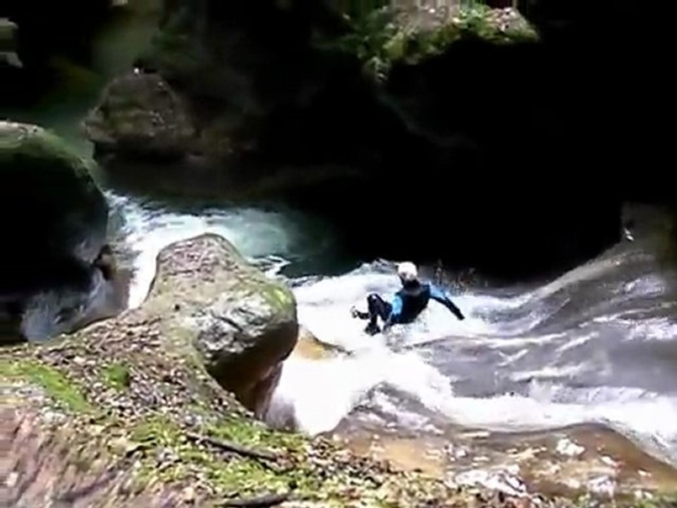 canyon de l'infernet en crue
